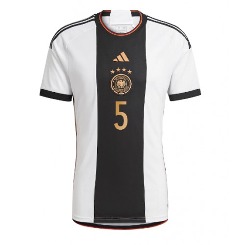 Tyskland Thilo Kehrer #5 Hjemmebanetrøje VM 2022 Kort ærmer